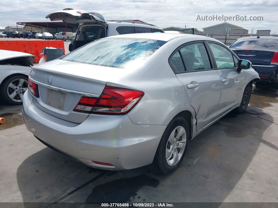 2015 Honda Civic Lx Silver vin: 19XFB2F55FE018559