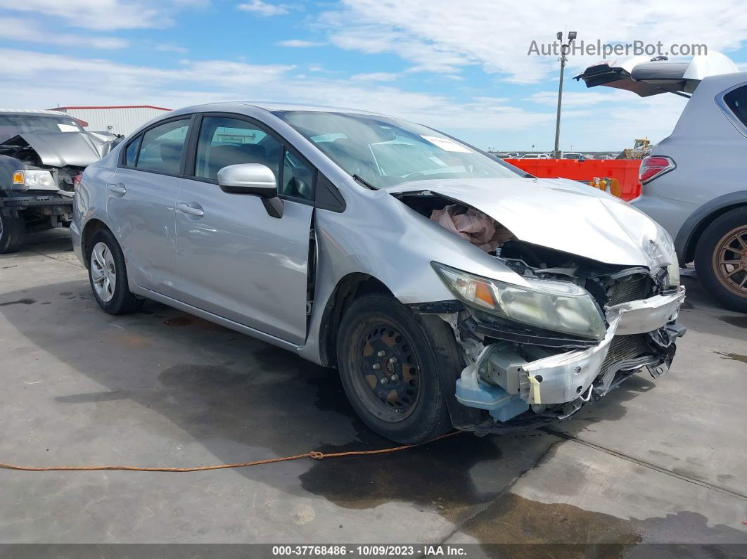 2015 Honda Civic Lx Silver vin: 19XFB2F55FE018559