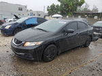 2015 Honda Civic Lx Black vin: 19XFB2F55FE024667