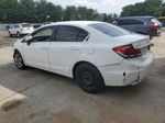 2015 Honda Civic Lx White vin: 19XFB2F55FE037399