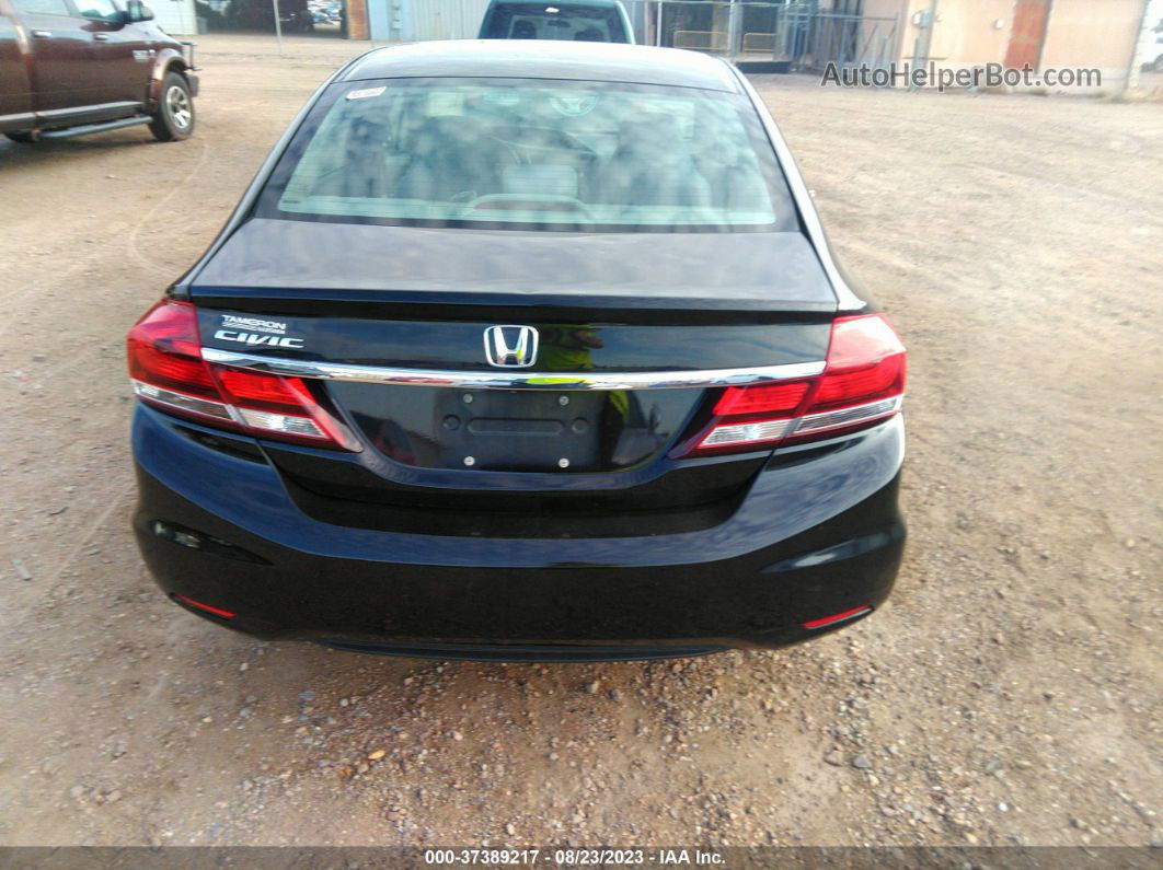 2015 Honda Civic Sedan Lx Черный vin: 19XFB2F55FE077546