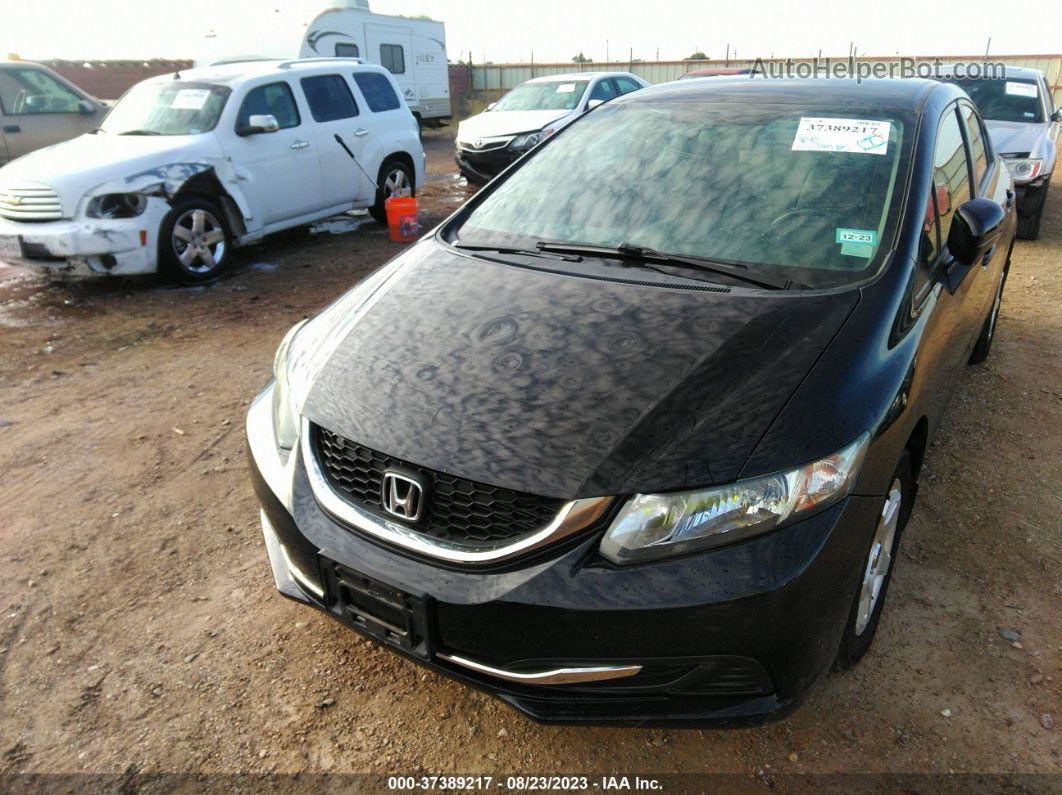 2015 Honda Civic Sedan Lx Black vin: 19XFB2F55FE077546