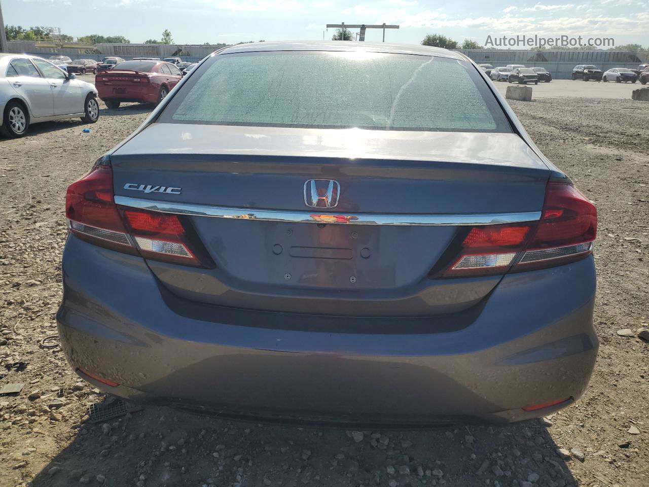 2015 Honda Civic Lx Gray vin: 19XFB2F55FE079104