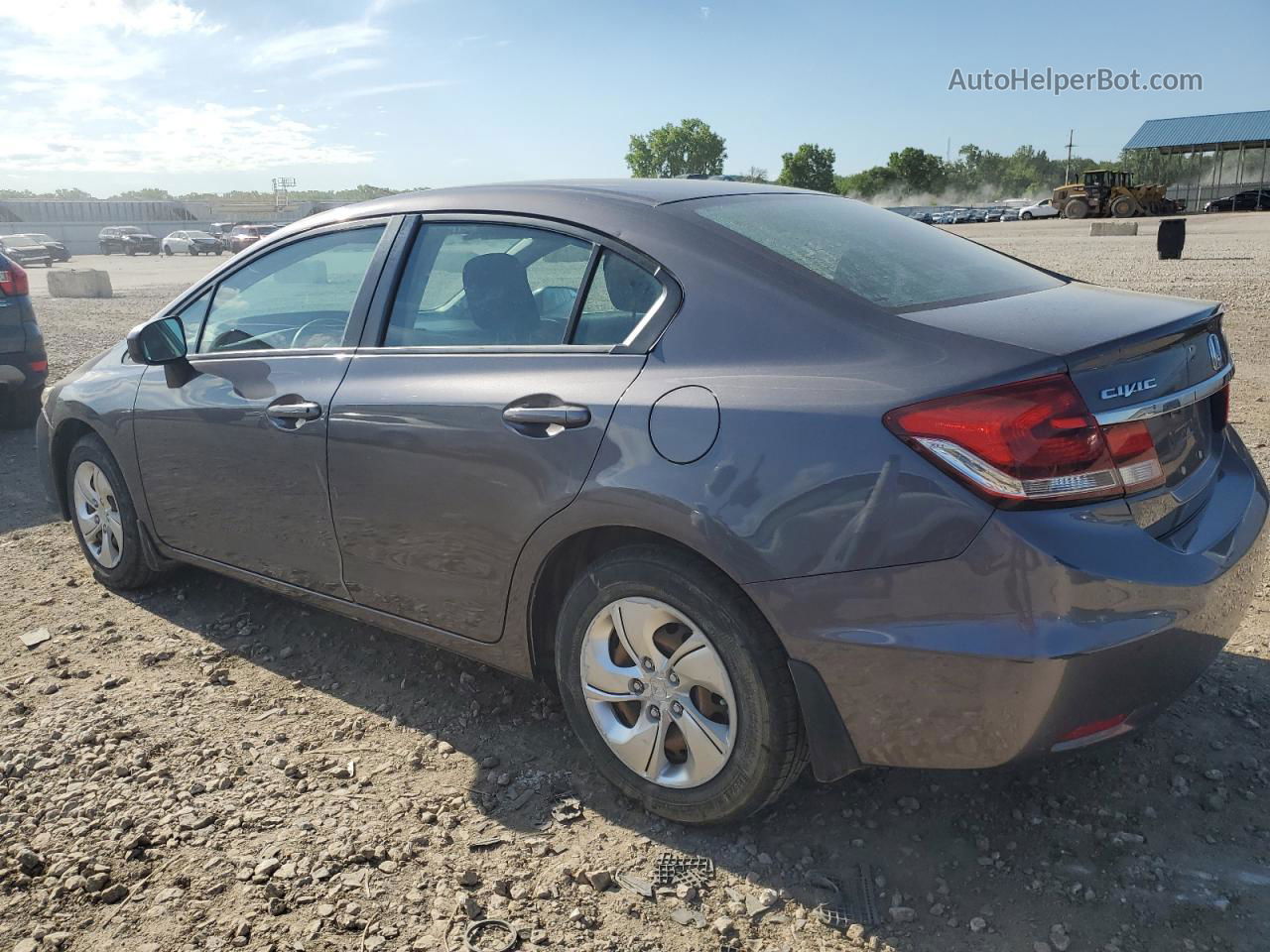 2015 Honda Civic Lx Gray vin: 19XFB2F55FE079104