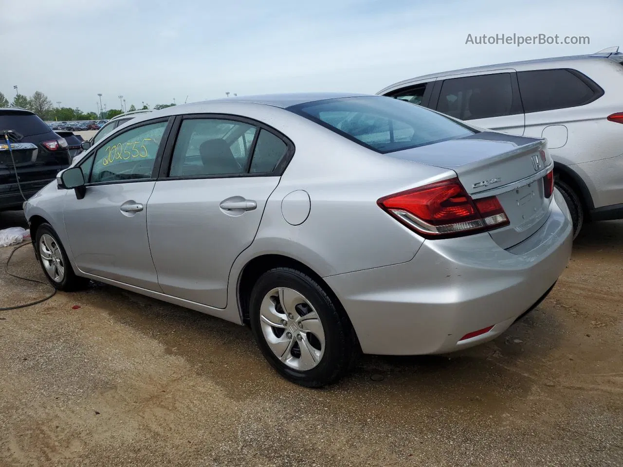 2015 Honda Civic Lx Silver vin: 19XFB2F55FE083959