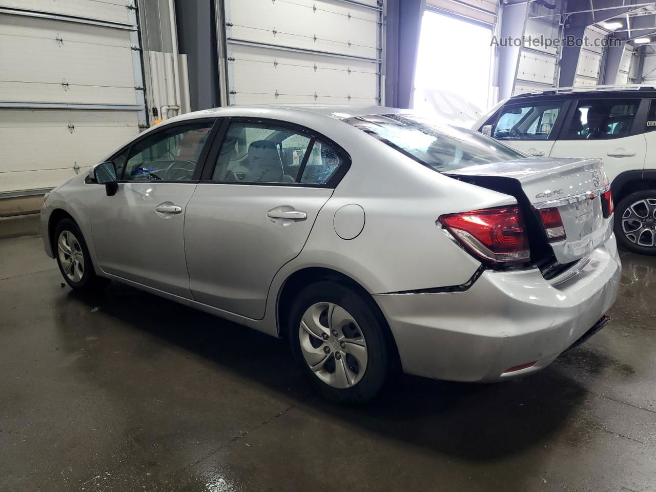 2015 Honda Civic Lx Silver vin: 19XFB2F55FE084920