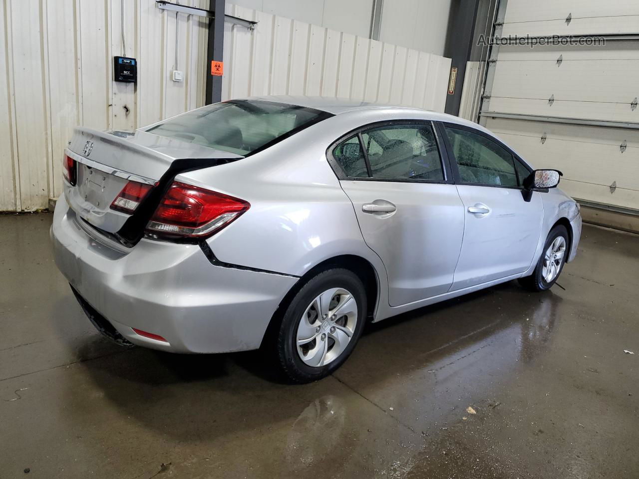 2015 Honda Civic Lx Silver vin: 19XFB2F55FE084920