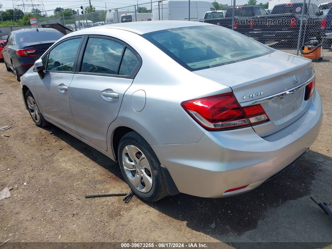 2015 Honda Civic Lx Silver vin: 19XFB2F55FE103126