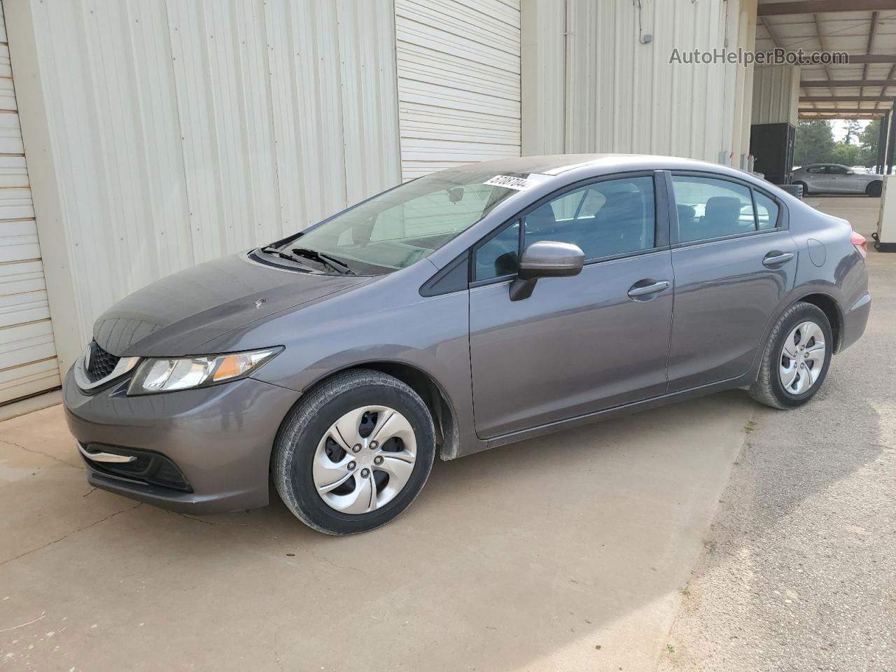 2015 Honda Civic Lx Gray vin: 19XFB2F55FE111579