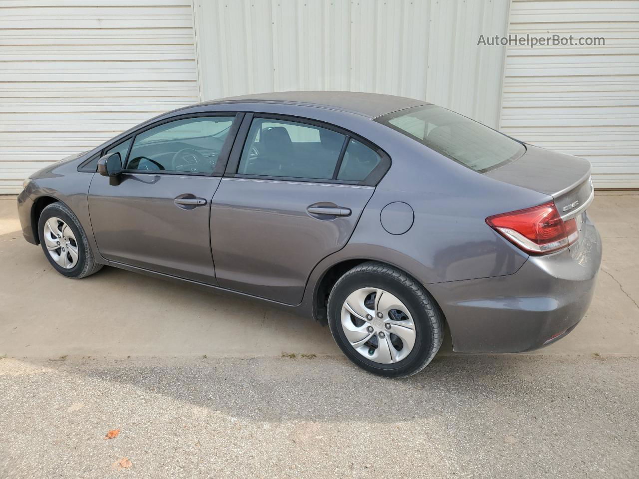 2015 Honda Civic Lx Gray vin: 19XFB2F55FE111579