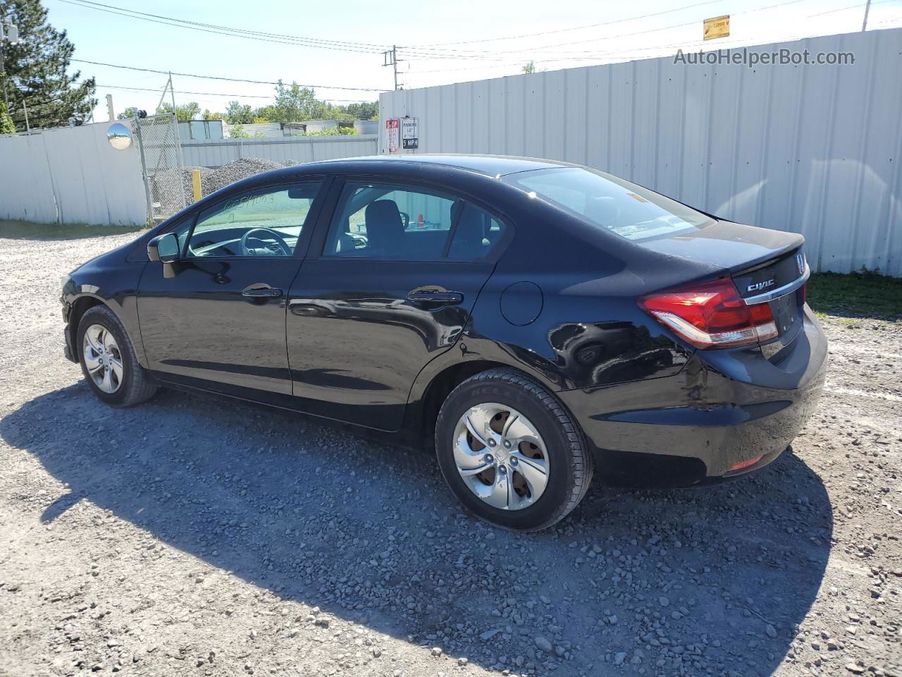 2015 Honda Civic Lx Black vin: 19XFB2F55FE212072