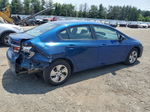 2015 Honda Civic Lx Blue vin: 19XFB2F55FE225453