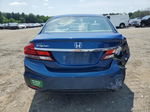 2015 Honda Civic Lx Blue vin: 19XFB2F55FE225453