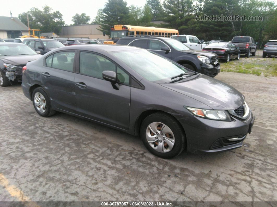 2015 Honda Civic Sedan Lx Gray vin: 19XFB2F55FE230426