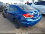 2015 Honda Civic Lx Blue vin: 19XFB2F55FE255794