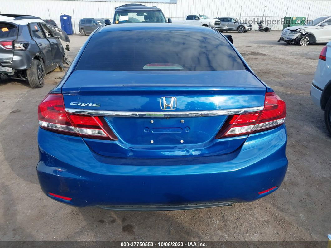 2015 Honda Civic Lx Blue vin: 19XFB2F55FE255794