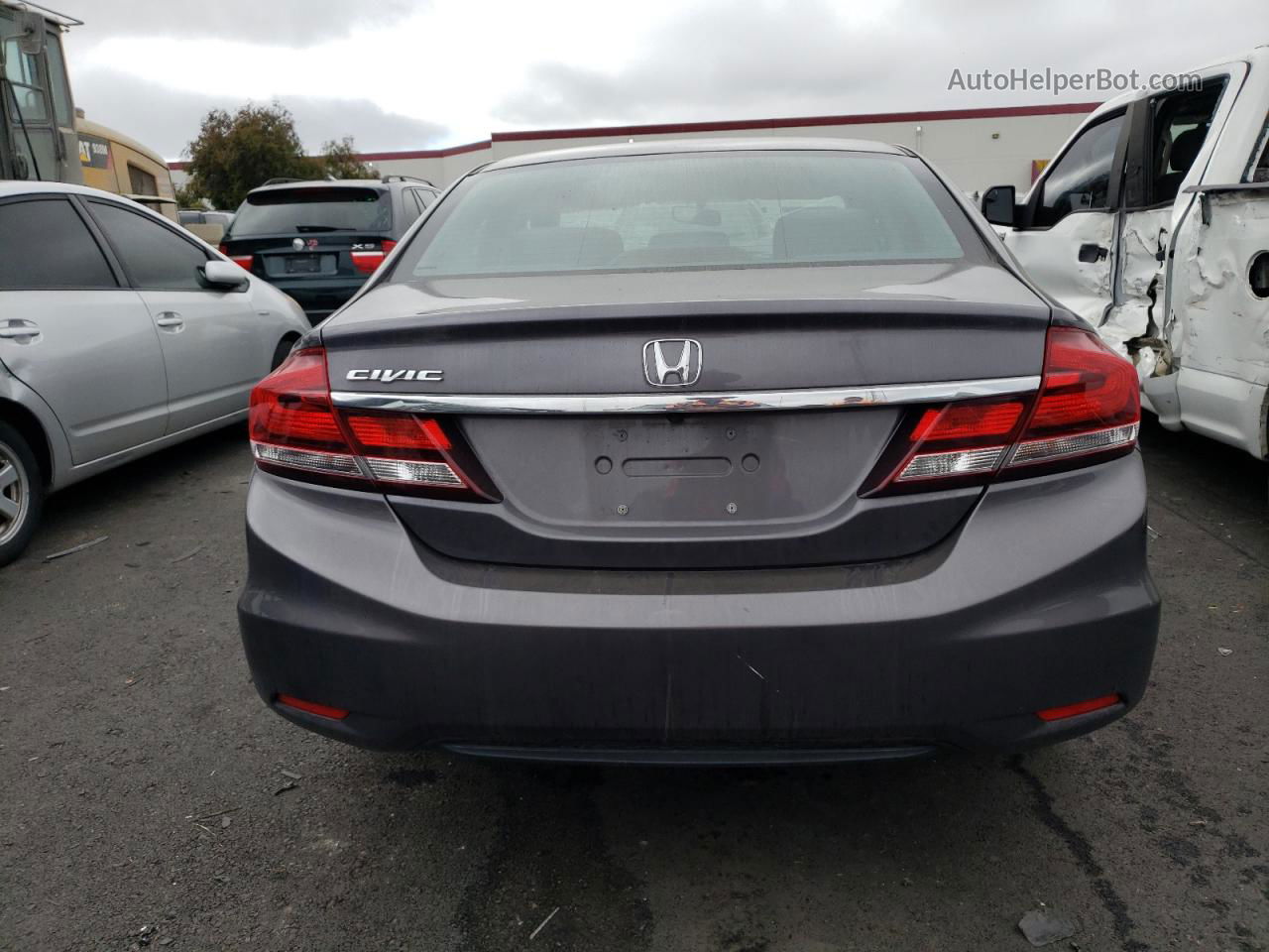 2015 Honda Civic Lx Gray vin: 19XFB2F55FE706657