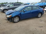 2012 Honda Civic Lx Blue vin: 19XFB2F56CE063330