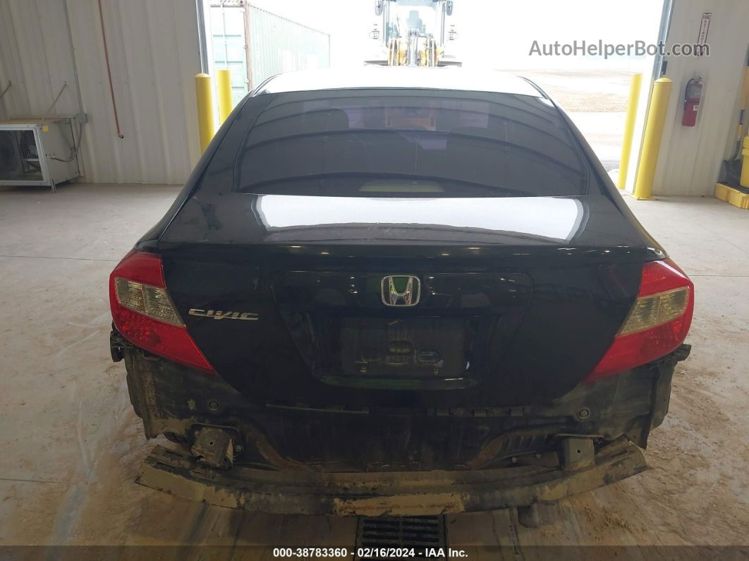 2012 Honda Civic Lx Черный vin: 19XFB2F56CE322253