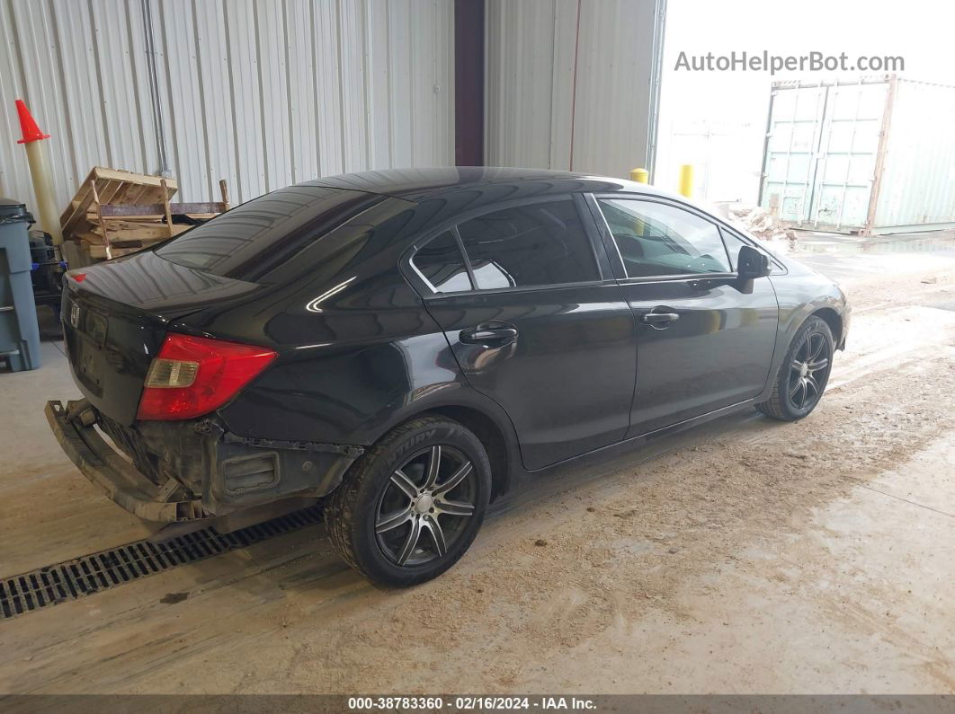 2012 Honda Civic Lx Черный vin: 19XFB2F56CE322253