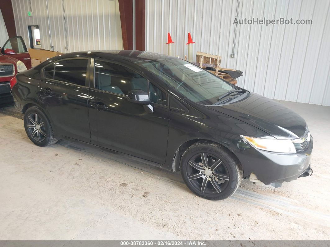 2012 Honda Civic Lx Черный vin: 19XFB2F56CE322253