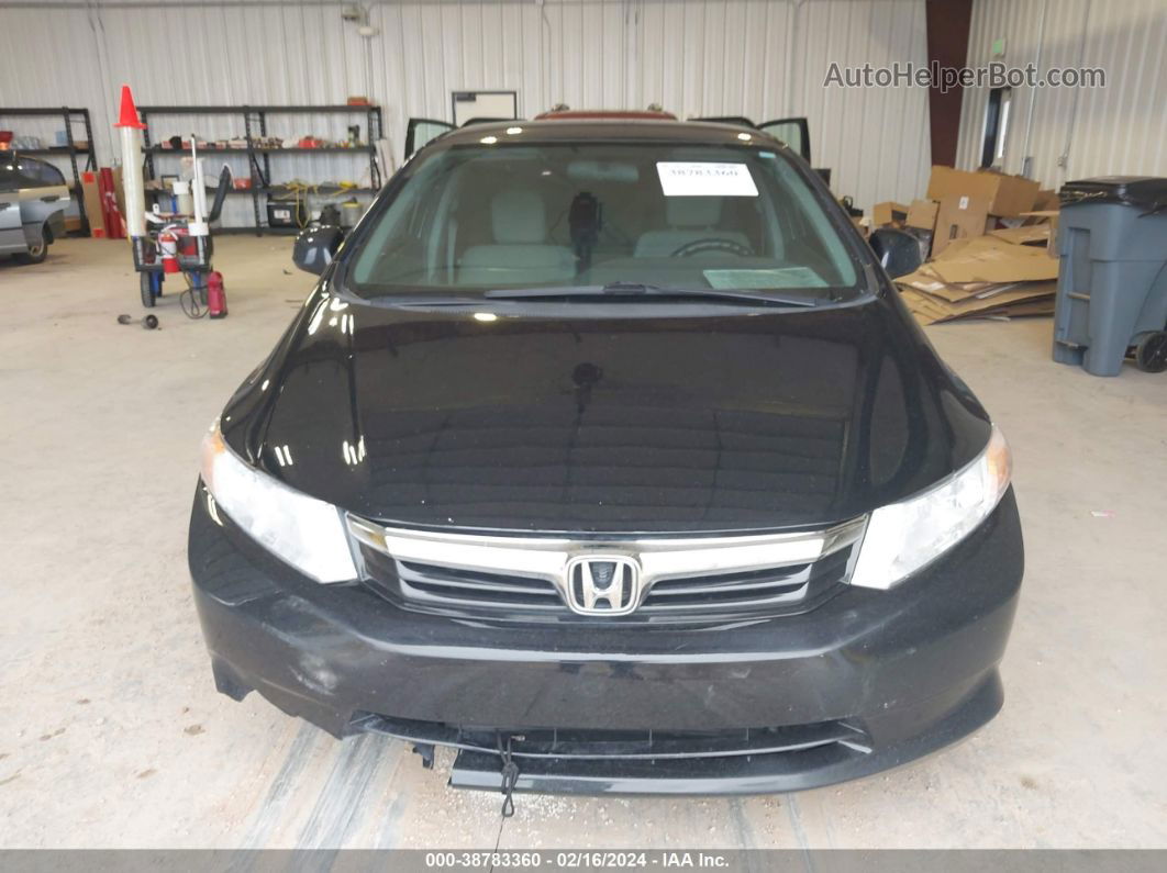 2012 Honda Civic Lx Черный vin: 19XFB2F56CE322253