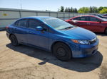 2012 Honda Civic Lx Blue vin: 19XFB2F56CE322768