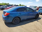 2012 Honda Civic Lx Blue vin: 19XFB2F56CE322768