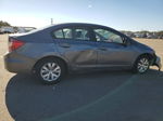 2012 Honda Civic Lx Gray vin: 19XFB2F56CE359156