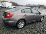 2012 Honda Civic Lx Gray vin: 19XFB2F56CE387751