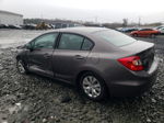 2012 Honda Civic Lx Gray vin: 19XFB2F56CE387751