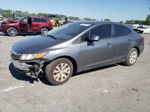 2012 Honda Civic Lx Gray vin: 19XFB2F56CE388043