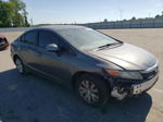 2012 Honda Civic Lx Gray vin: 19XFB2F56CE388043