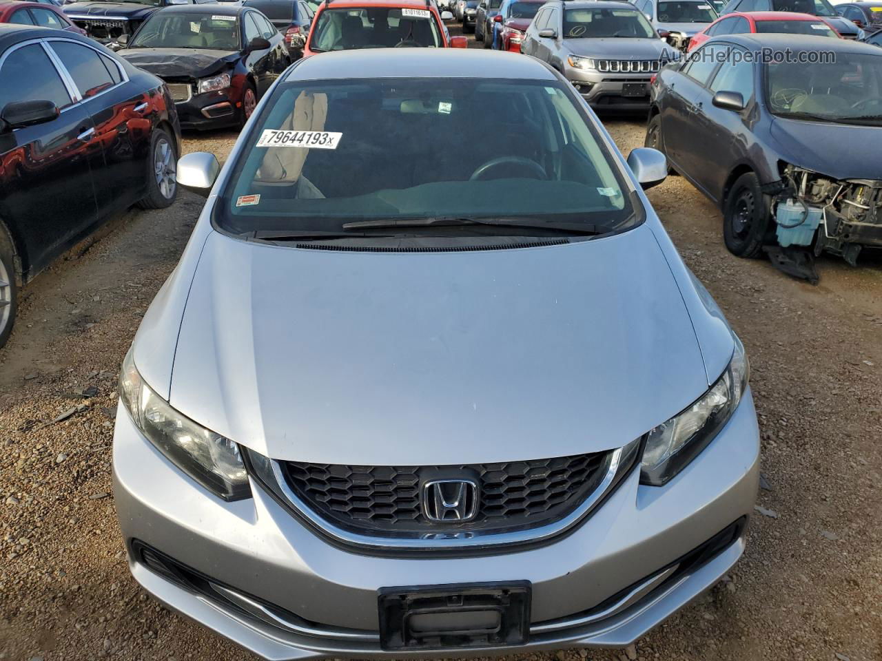 2013 Honda Civic Lx Silver vin: 19XFB2F56DE015280