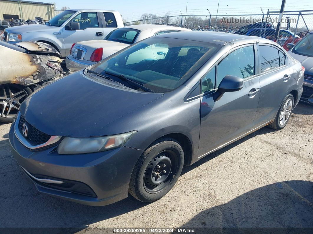 2013 Honda Civic Lx Серый vin: 19XFB2F56DE097933