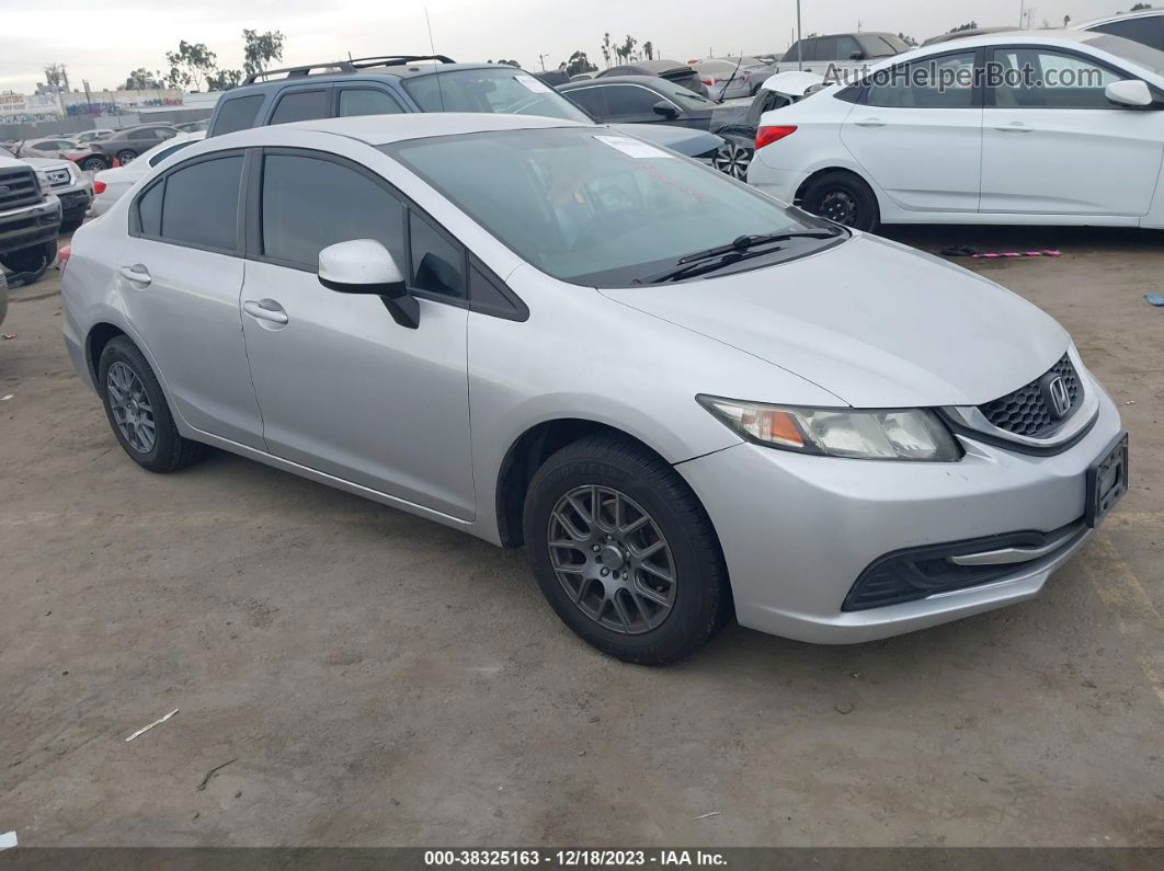 2013 Honda Civic Lx Silver vin: 19XFB2F56DE219321