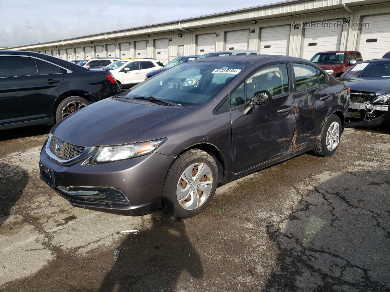 2013 Honda Civic Lx Charcoal vin: 19XFB2F56DE223126