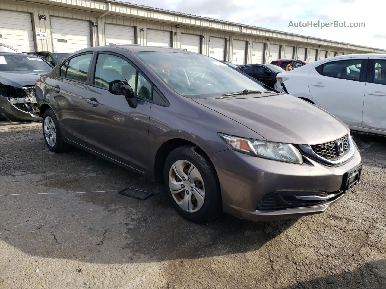 2013 Honda Civic Lx Charcoal vin: 19XFB2F56DE223126