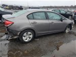 2013 Honda Civic Lx Gray vin: 19XFB2F56DE226947