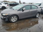 2013 Honda Civic Lx Gray vin: 19XFB2F56DE226947