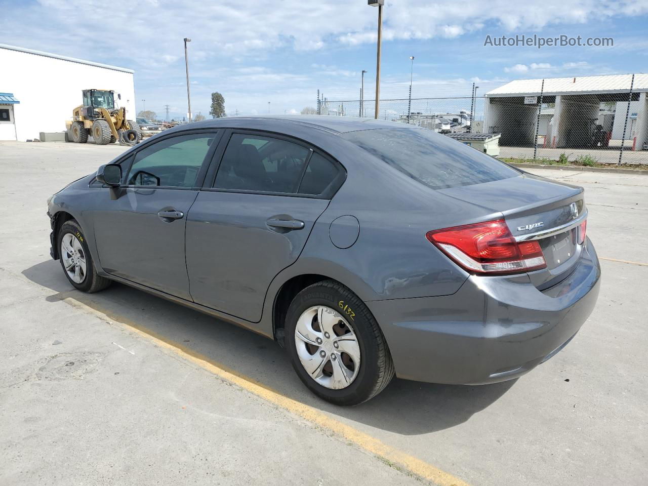 2013 Honda Civic Lx Серый vin: 19XFB2F56DE231579