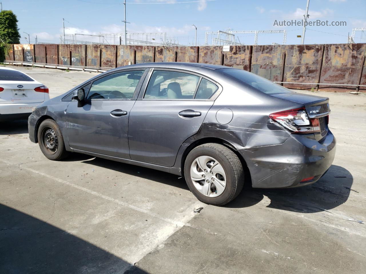 2013 Honda Civic Lx Charcoal vin: 19XFB2F56DE283102