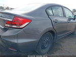 2013 Honda Civic Lx Gray vin: 19XFB2F56DE290549