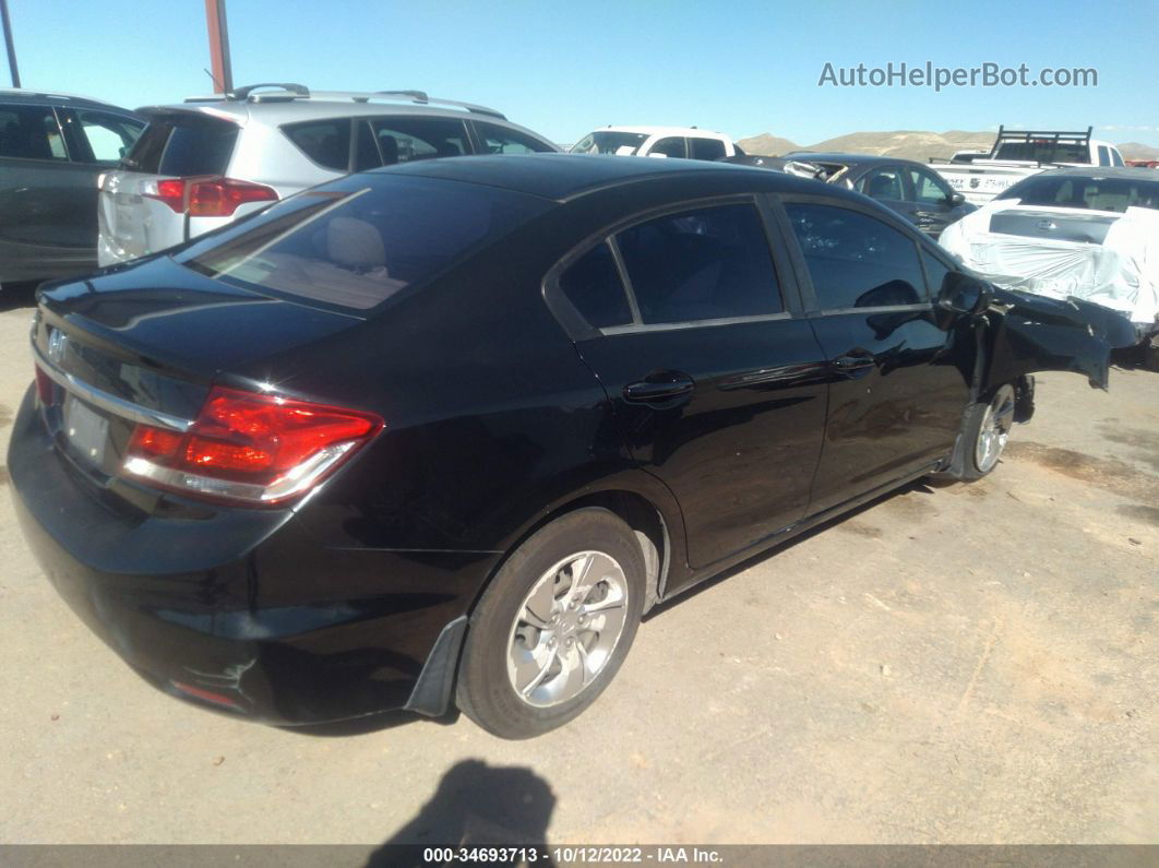 2014 Honda Civic Sedan Lx Черный vin: 19XFB2F56EE023638