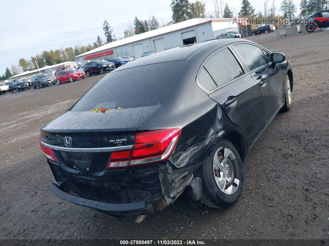 2014 Honda Civic Sedan Lx Black vin: 19XFB2F56EE032307