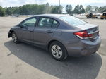 2014 Honda Civic Lx Gray vin: 19XFB2F56EE076744