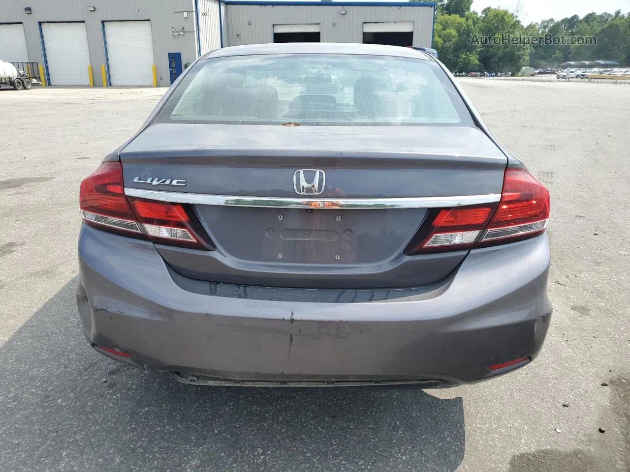 2014 Honda Civic Lx Серый vin: 19XFB2F56EE076744