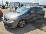 2014 Honda Civic Lx Gray vin: 19XFB2F56EE083211