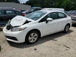 2014 Honda Civic Lx White vin: 19XFB2F56EE219093