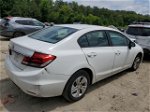 2014 Honda Civic Lx White vin: 19XFB2F56EE219093